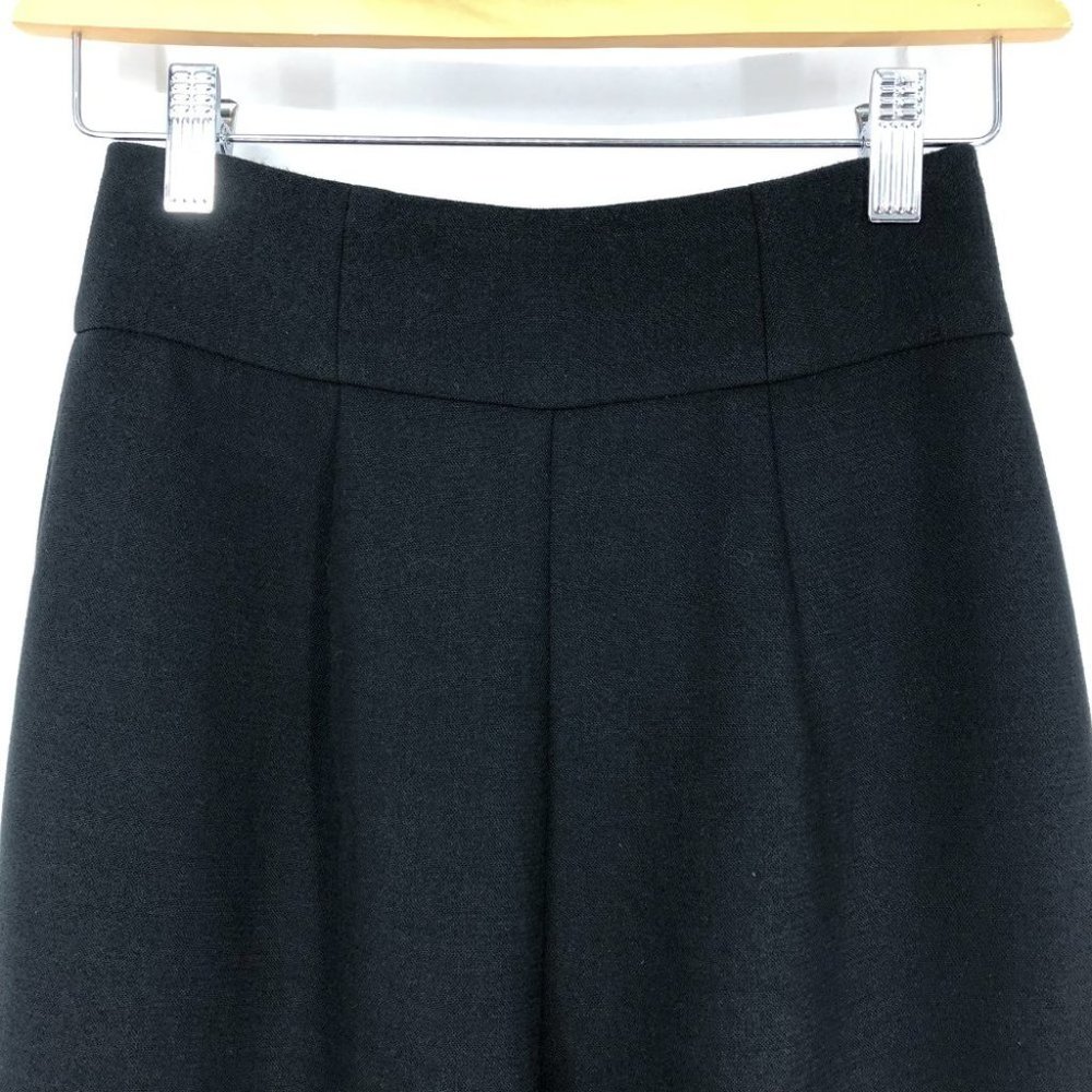 Le fou Wilfred Aritzia Black Dress Pants with Gold front buttons Size 00 - Picture 9 of 16